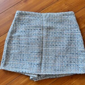 Zara tweed skort